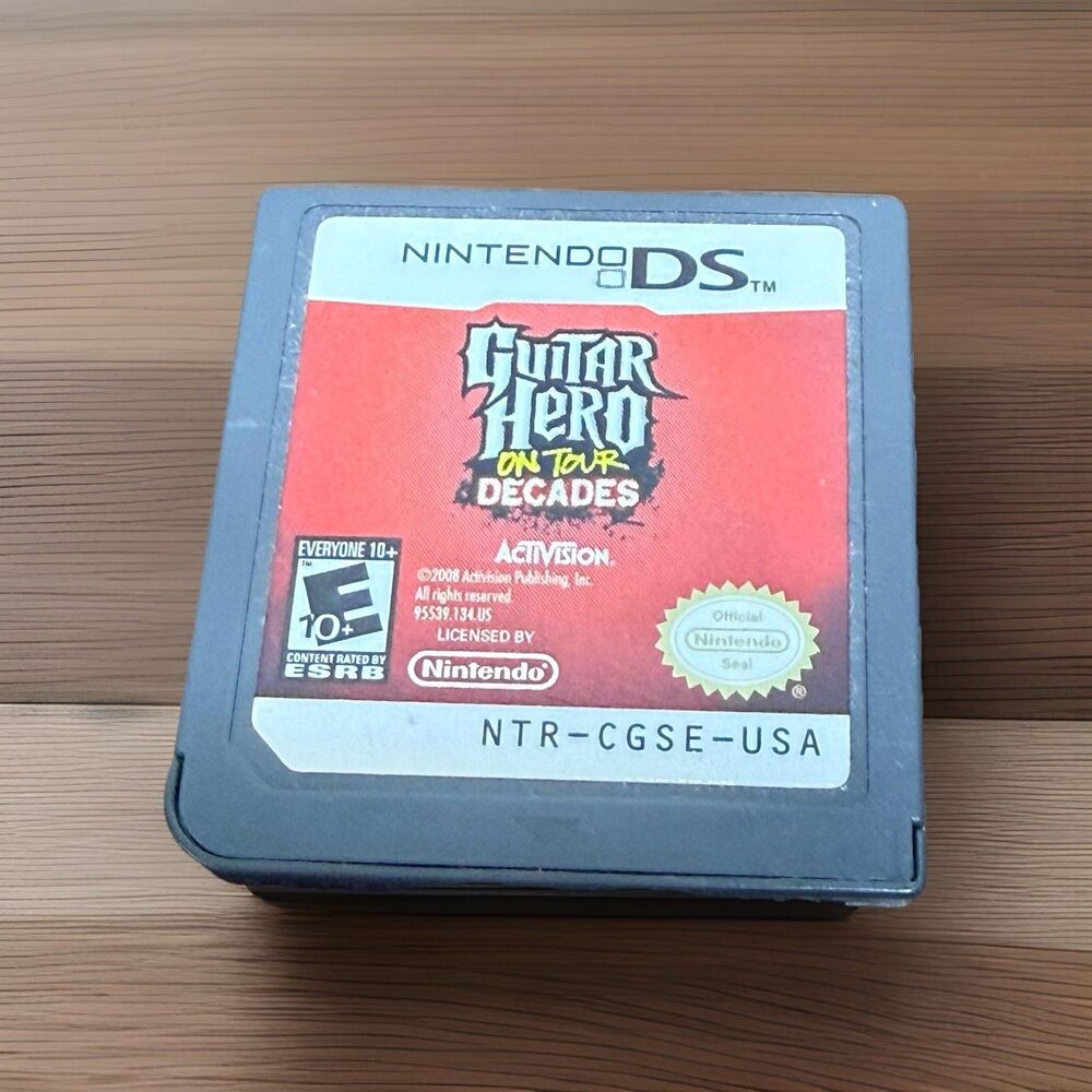 Guitar Hero On Tour Decades - Nintendo DS Tested Authentic